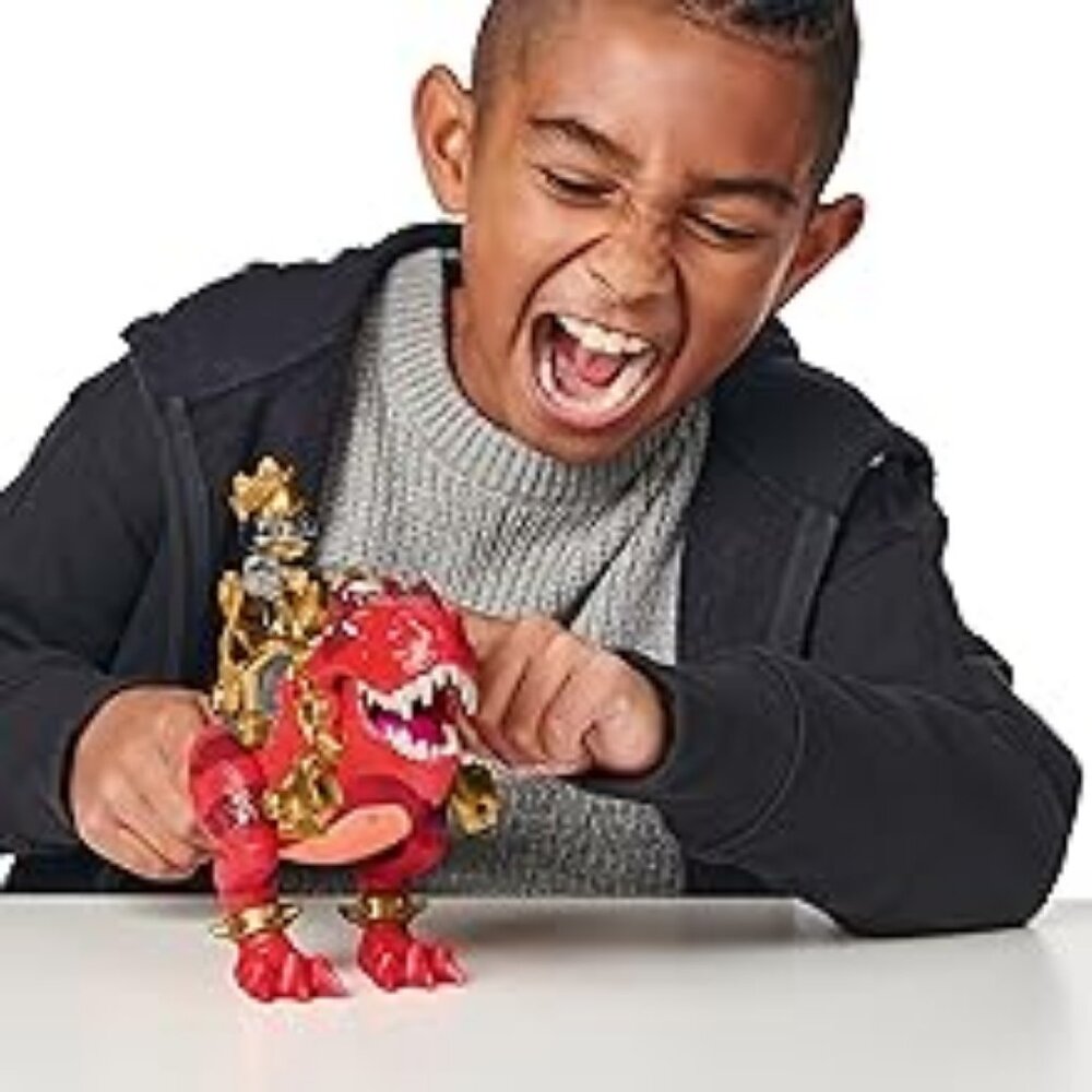Treasure X Dino Gold Dissection T-REX Dinosaur Red Figure Moose Toys